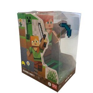 Minecraft Solar Pal Alex & Creeper Figurine New in original box collectible